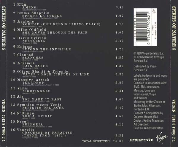 Various : Spirits Of Nature 5 (CD, Comp, Dig)