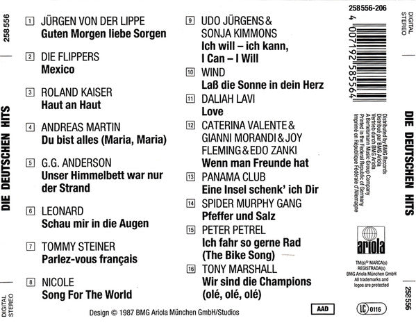 Various : Die Deutschen Hits (CD, Comp)