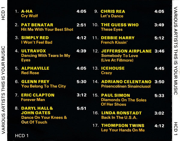 Various : This Is Your Music (CD, Comp)