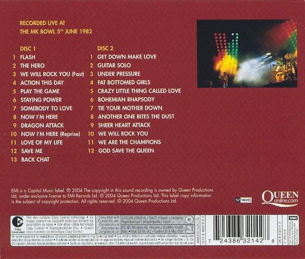 Queen : Queen On Fire (Live At The Bowl) (2xCD, Album, Copy Prot.)