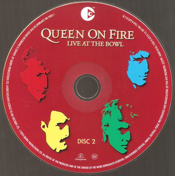 Queen : Queen On Fire (Live At The Bowl) (2xCD, Album, Copy Prot.)