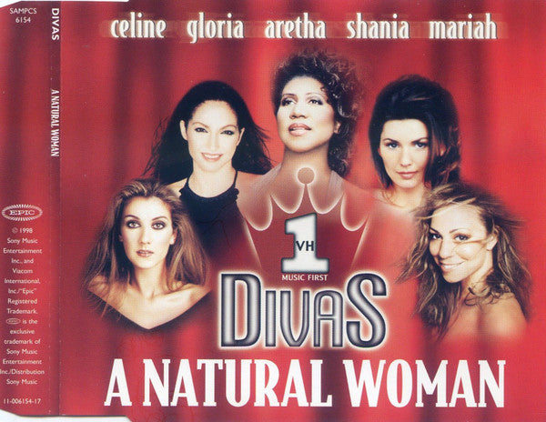 Divas (6) : A Natural Woman (CD, Single, Promo)