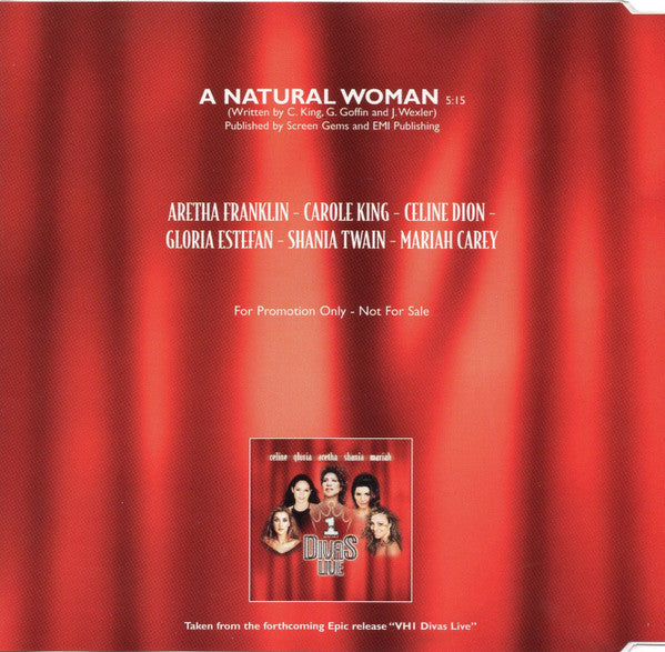Divas (6) : A Natural Woman (CD, Single, Promo)