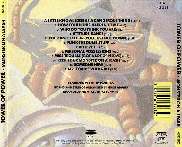 Tower Of Power : Monster On A Leash (CD, Album)