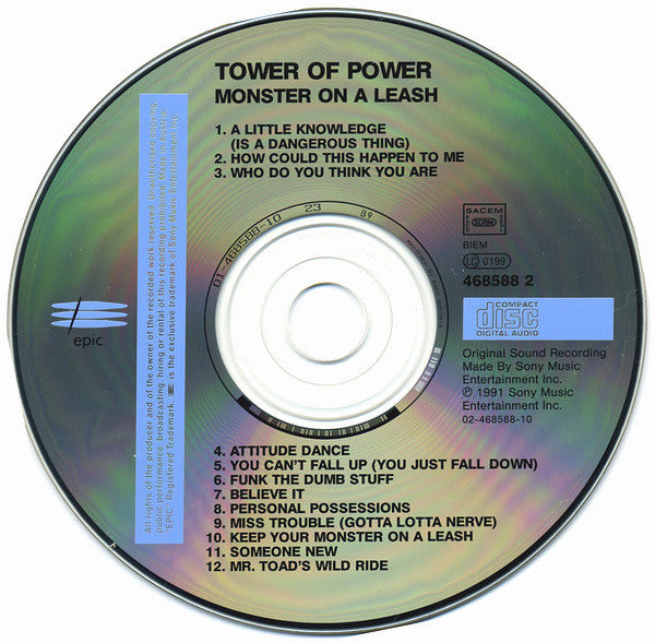 Tower Of Power : Monster On A Leash (CD, Album)