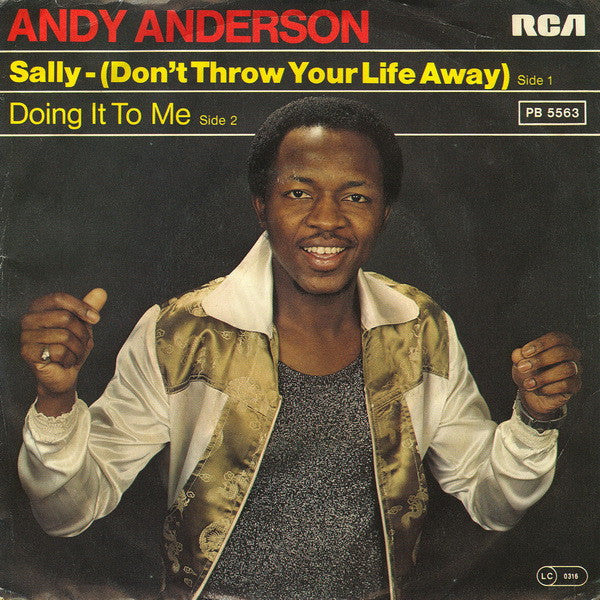 Frederick A. Anderson : Sally -  (Don't Throw Your Life Away)  (7", Single)