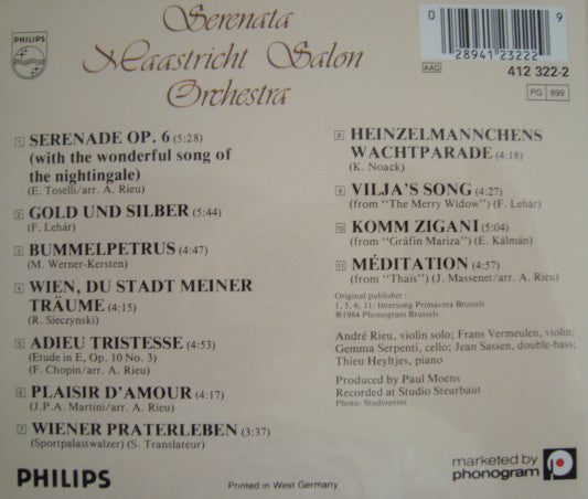 Maastrichts Salon Orkest : André Rieu Presents The Magic Sound Of The Maastricht Salon Orchestra (3xCD, Comp, Box)