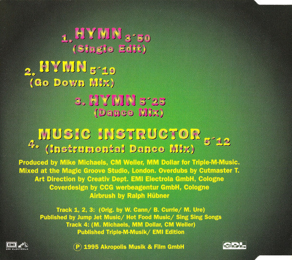 Music Instructor : Hymn (CD, Maxi)