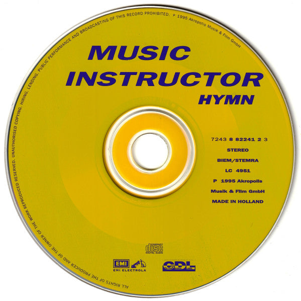 Music Instructor : Hymn (CD, Maxi)