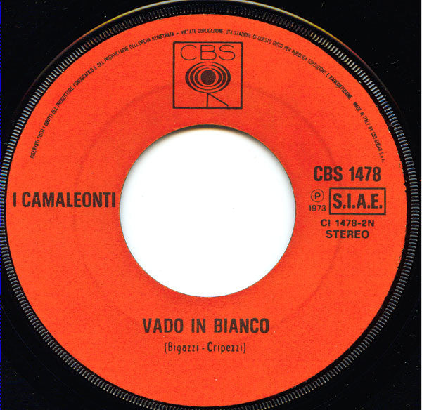 I Camaleonti : Perché Ti Amo (7", Single)