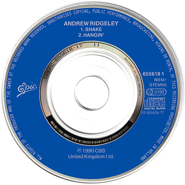 Andrew Ridgeley : Shake (CD, Mini, Single)