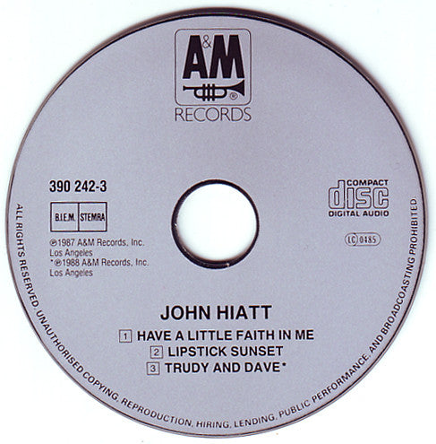 John Hiatt : Have A Little Faith In Me (CD, Mini)