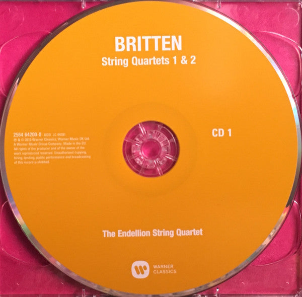 Endellion String Quartet : Britten String Quartest 1-3 - 3 Divertimenti (2xCD, Album)