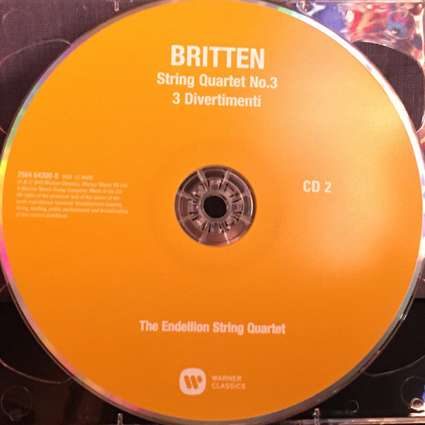 Endellion String Quartet : Britten String Quartest 1-3 - 3 Divertimenti (2xCD, Album)