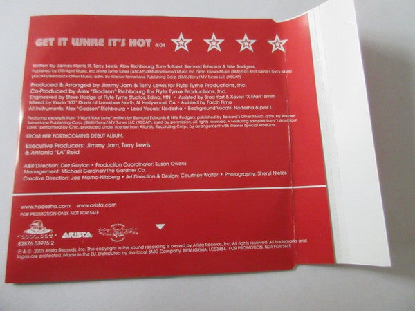 Nodesha : Get It While It's Hot (CD, Single, Promo)