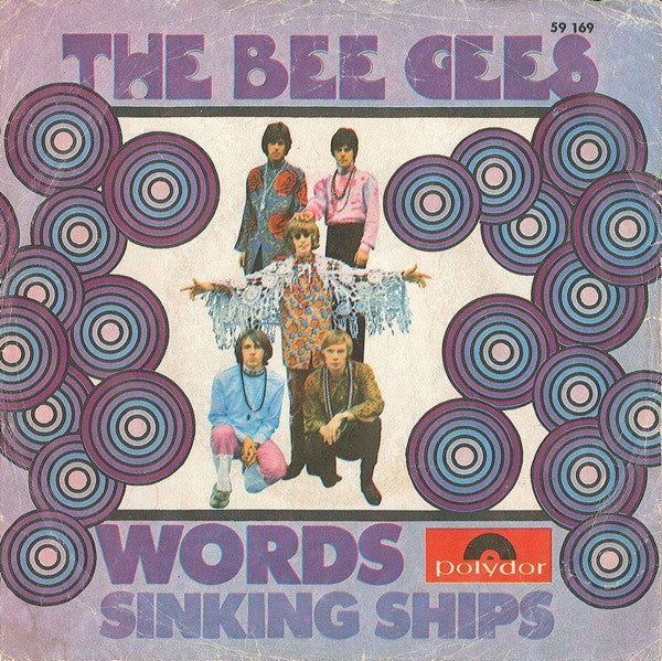 Bee Gees : Words (7", Single, Mono)