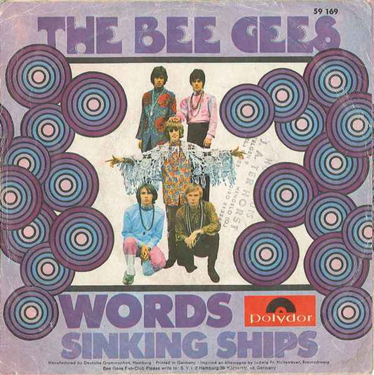 Bee Gees : Words (7", Single, Mono)
