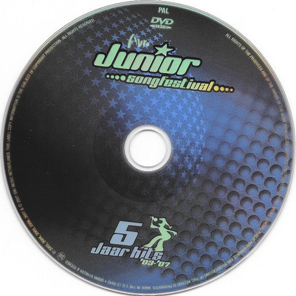 Various : Junior Songfestival 5 Jaar Hits '03-'07 (DVD-V, Comp, PAL)