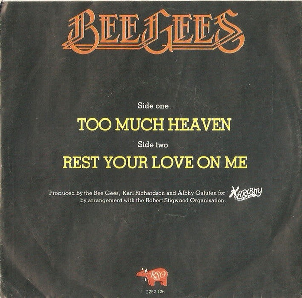 Bee Gees : Too Much Heaven (7", Single)