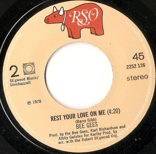 Bee Gees : Too Much Heaven (7", Single)