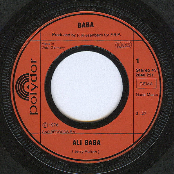Baba (7) : Ali Baba (7", Single)
