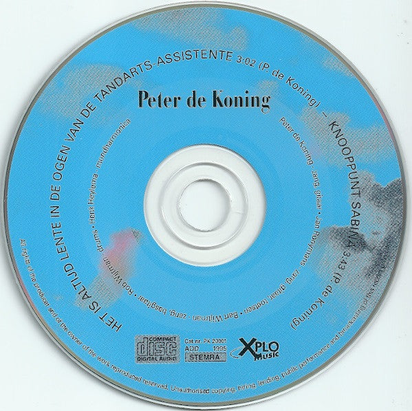 Peter de Koning : Het Is Altijd Lente In De Ogen Van De Tandarts-Assistente (CD, Single, Car)
