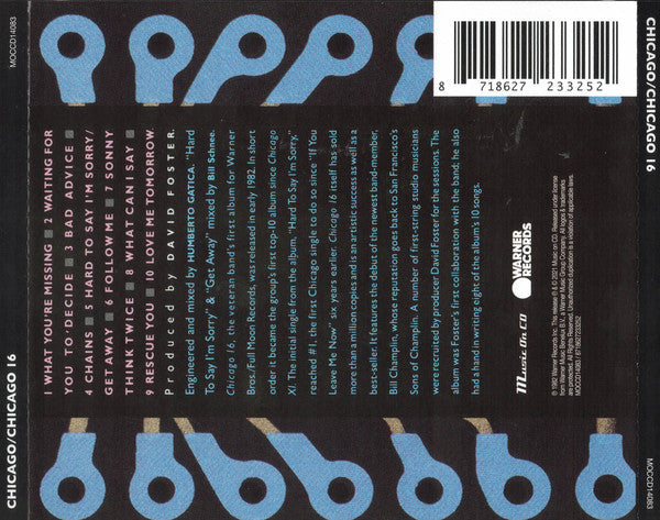 Chicago (2) : Chicago 16 (CD, Album, RE)