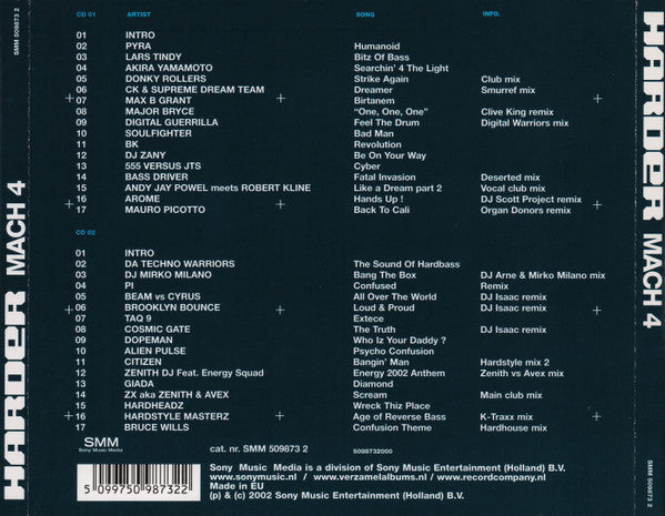 DJ Gizmo : Harder Mach 4 (2xCD, Mixed)