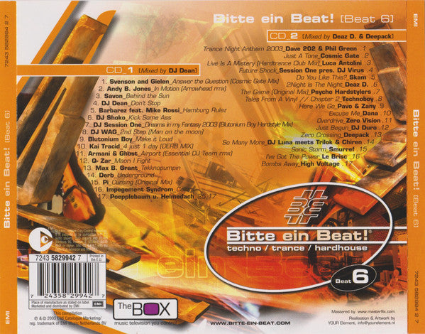 Various : Bitte Ein Beat! - Beat 6 (2xCD, Copy Prot., Mixed)