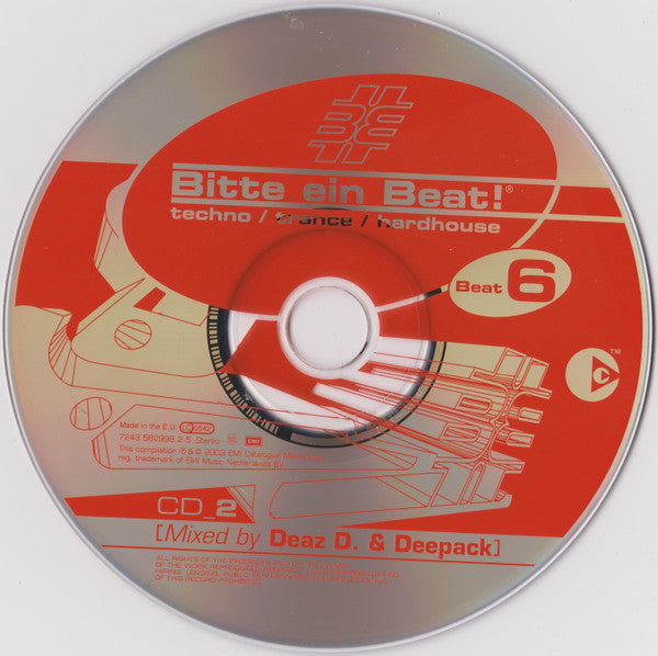 Various : Bitte Ein Beat! - Beat 6 (2xCD, Copy Prot., Mixed)