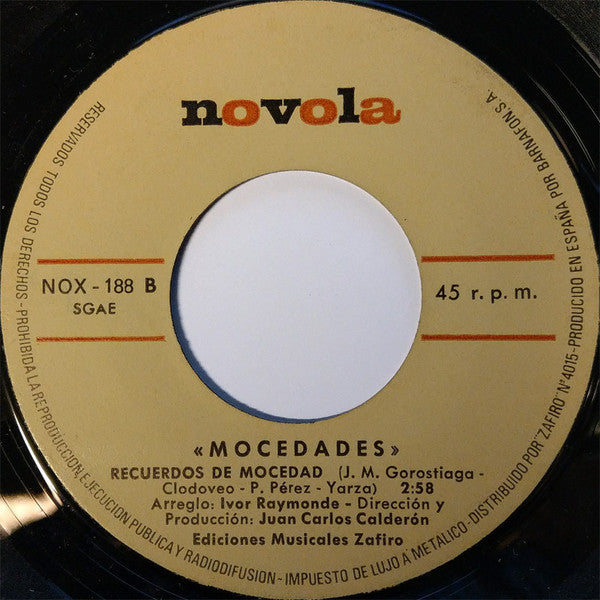 Mocedades : Eres Tú (7")