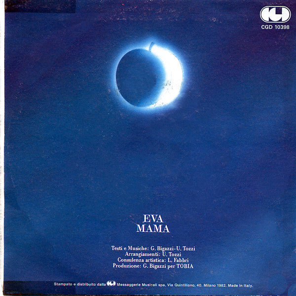 Umberto Tozzi : Eva (7")