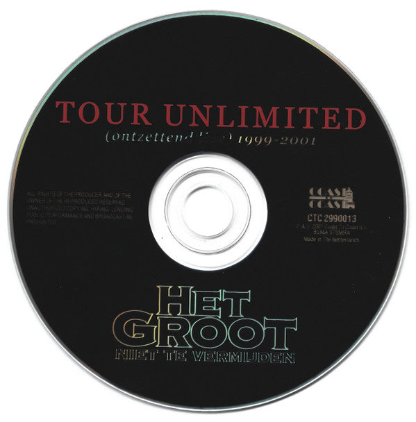 Het Groot Niet Te Vermijden : Tour Unlimited (DVD)