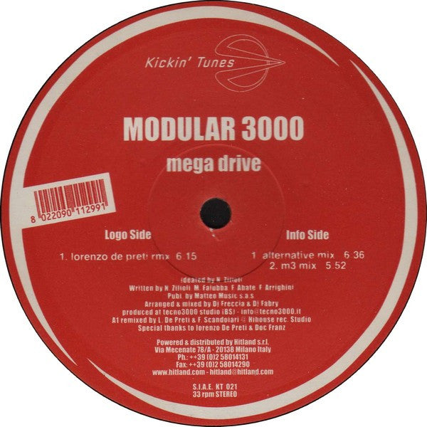 Modular 3000 : Mega Drive (12")