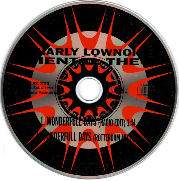 Charly Lownoise & Mental Theo : Wonderfull Days (CD, Single)