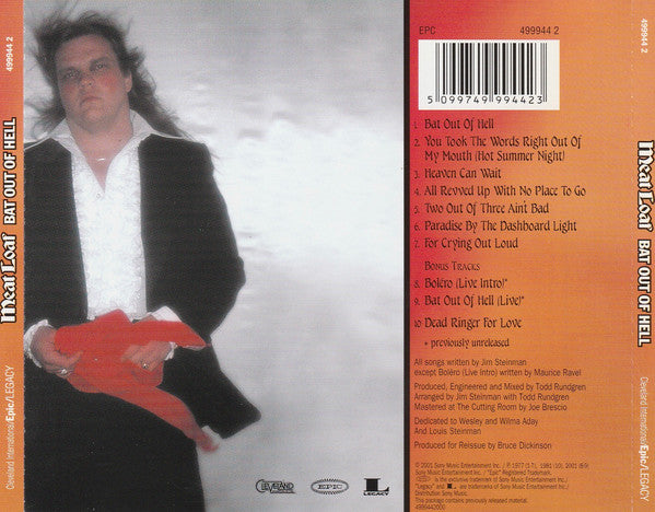 Meat Loaf : Bat Out Of Hell (CD, Album, RE, RM)