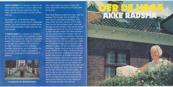 Akke Radsma : Oer De Hage Diel 1 & 2 (2xCD)