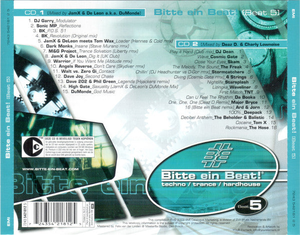 Various : Bitte Ein Beat! - Beat 5 (2xCD, Copy Prot., Mixed)