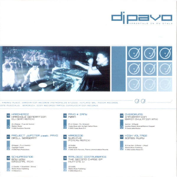 DJ Pavo : Hardstyle Is My Style (CD, Comp, Mixed)