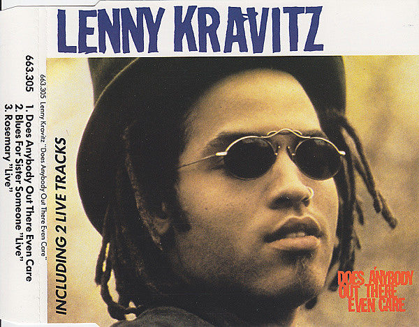 Lenny Kravitz : Does Anybody Out There Even Care (CD, Single)