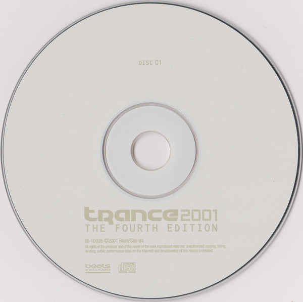 Various : Trance 2001 - The Fourth Edition (2xCD, Mixed)
