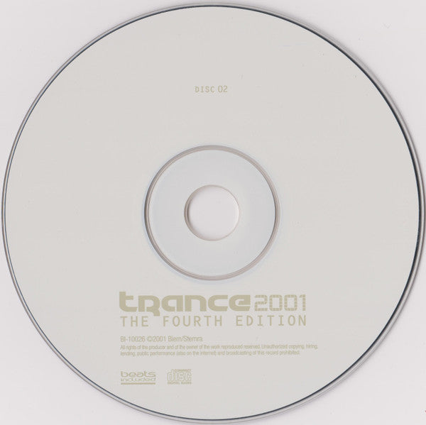 Various : Trance 2001 - The Fourth Edition (2xCD, Mixed)