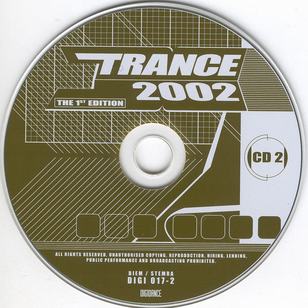 Various : Trance 2002 - The 1st Edition (2xCD, Mixed)
