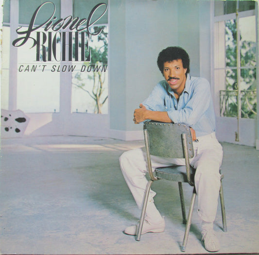 Lionel Richie : Can't Slow Down (LP, Album, RE, Gat)