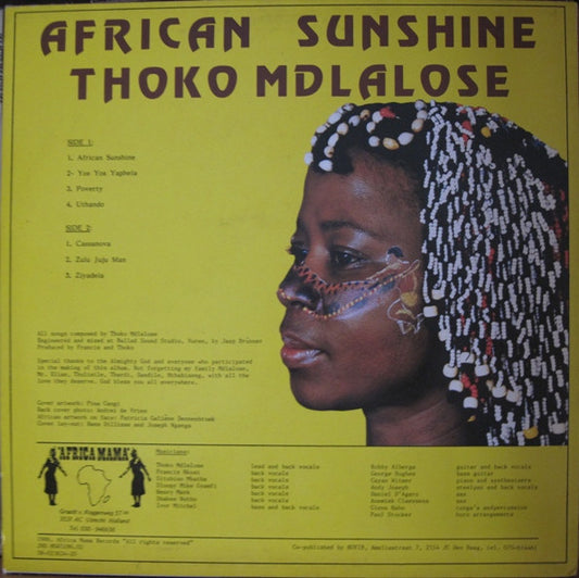 Thoko Mdlalose : African Sunshine (LP, Album)