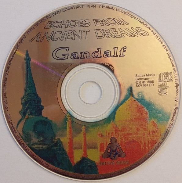 Gandalf : Echoes From Ancient Dreams (CD, Album, gol)