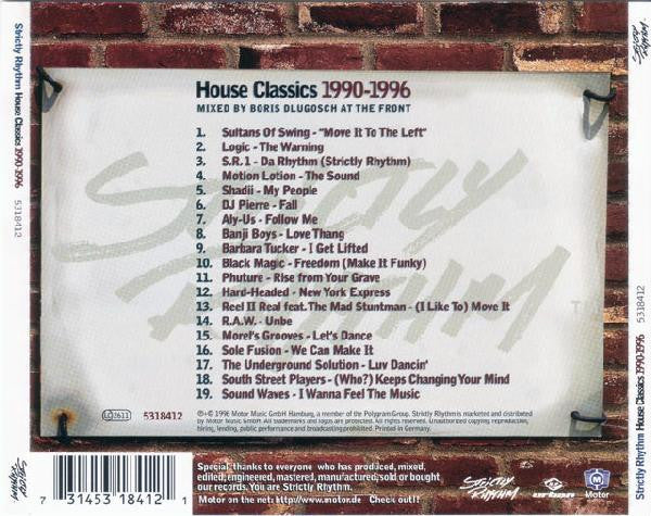 Various : Strictly Rhythm - House Classics 1990-1996 (CD, Comp, Mixed)