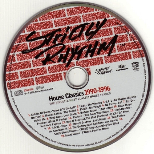 Various : Strictly Rhythm - House Classics 1990-1996 (CD, Comp, Mixed)