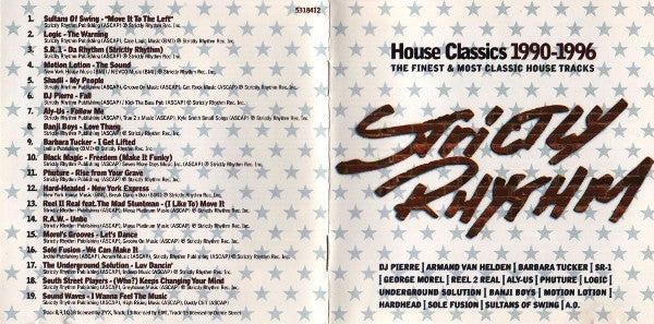 Various : Strictly Rhythm - House Classics 1990-1996 (CD, Comp, Mixed)