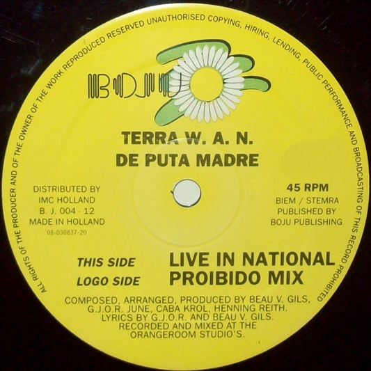 Terra W.A.N. : De Puta Madre (12")